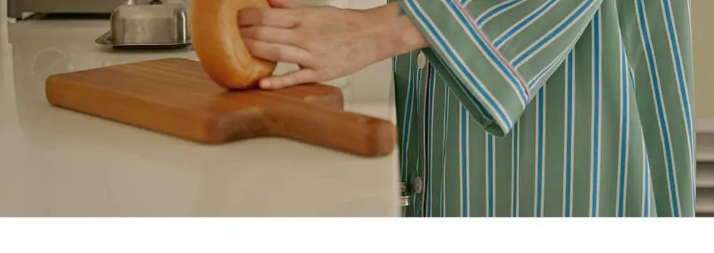보웰 [BWTZ] 데이오프 비스코스 100% 파자마 원피스 그린스트라이프 상세페이지 29